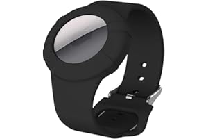 SWOXINGO Kids Bracelet Case for AirTag, Silicone Watch Band Case Compatible with AirTag Tracker.