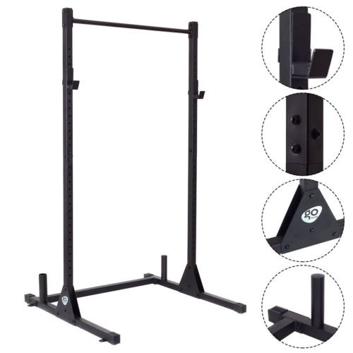 Buy Goplus Strength Power Lifting Rack Squat Bench Deadlift Curl Pull Up Cage Weight Stand