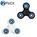 ShiRui Hand Spinner, (2 Pack) Tri Spinner Fidget Toy Stress Reducer Work Fast Durable Stable for Chindren and Adults, Relieves ADHD, Anxiety, and Boredom, Paient Treatment
