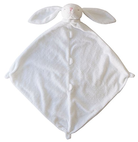 Angel Dear Cuddle Twins Blankie, White Bunny
