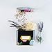 Polite Society Recipe Cards and Box Set - 24 4x6 Recipe Cards - Sturdy Tin Box - Sleek Black with Gold Finish and Floral Print - Store and Protect your Favorite Recipes
