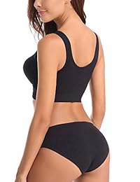 HOFISH - Sujetador modal ultra suave para lactancia materna lactancia materna (3 unidades)