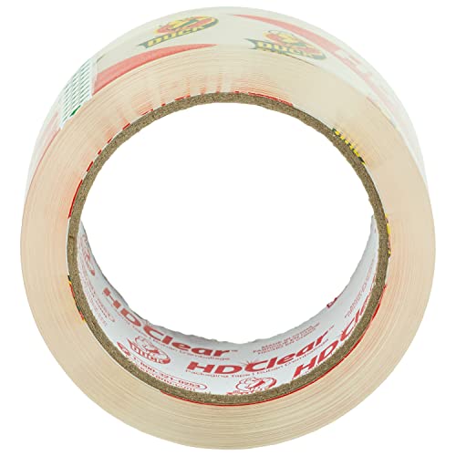 Duck HD Clear Heavy Duty Packing Tape Refill, 6 Rolls, 1.88 Inch x 54.6