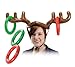Fashionclubs Christmas Party Inflatable Reindeer Antler Hat Ring Toss Game