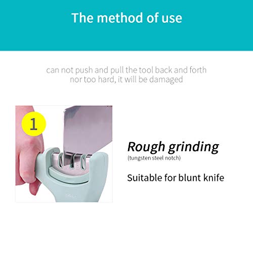 image for Gallity Kitchen Knife Sharpener - Multifunction Fast Sharpening Stone,