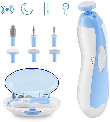 Electric Nail Care Nail Machine, 6 in 1 Multi-functional, 2 Speed Speeds, Fast Rotation, Low Vibration, Low Noise, Nail Care Set, Nail Clipping, Sweetskin Treatment, Suitable for Hands and Feet, For Beginners, Professionals, Unisex, Home and Salon Use