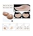 Silicone Bra Inserts, Self-Adhesive Bra Pad Bust Enhancer Breast Pad(1 Pair)-By Fancytoto (Nude)
