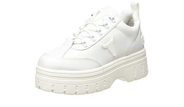 white platform shoes amazon