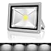 warmoon LED Flood 20W Daylight White 6500K Outdoor Spotlight IP65 Waterproof Security Lights with US 3-Plug
