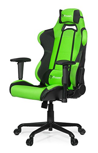 Arozzi Torretta Series Gaming Racing Style Swivel Chair, Green