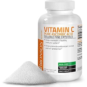 Image of Vitamin C Powder Pure Ascorbic Acid Soluble Fine Non GMO Crystals - Promotes Healthy Immune System and Cell Protection - Powerful Antioxidant - 1 Pound (16 Ounces)