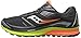 Saucony Men's Guide 9 Running Shoe, Midnight/Citron/Orange, 10 M US