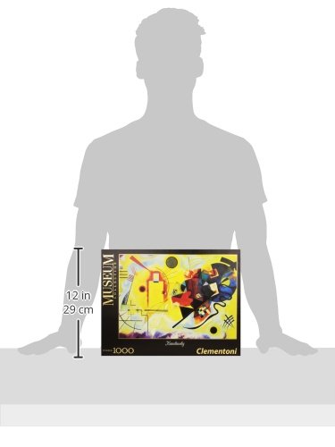 Clementoni Yellow Red Blue 1000 Piece Wassily Kandinsky Jigsaw Puzzle