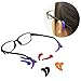 Silicone Glasses Straps INNKER 6 Pack Anti-Slip Sports Glasses Strap with 6 Pairs Ear Grip Hooks Elastic Glasses Strap Eyewear Retainer Eyeglasses Holder Soft Eyeglass Temple Tips for Kids Adult