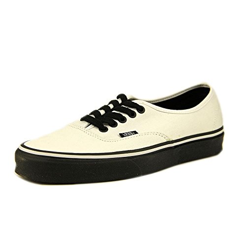 Vans Mens Skate Shoes Authentic True White Black Sole Sneakers (13)