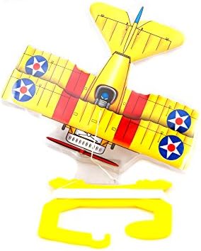 MicroKite Mini Mylar Kite, Biplane, 2-Pack