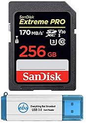 SanDisk 256GB SDXC SD Extreme Pro Memory Card