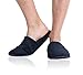 Pembrook Mens Scuff Slippers | Bedroom Slippers for Men with Memory Foam | Slip on Slippers for Men for Travel, Home, Bathroom & Hospital