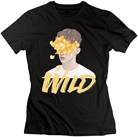 JudeB Women's Troye Sivan Wild Cotton Tee Black S