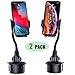 Cell Phone Holder for Car, [2 Pack] Adjustable Gooseneck Car Phone Mount Universal Phone Holder Compatible with iPhone 11 Pro 11 Pro Max 11 XS Max XR X 8 8+ 7 7+ 6s 6+ 6,Galaxy S10 S9 Note 10 etc