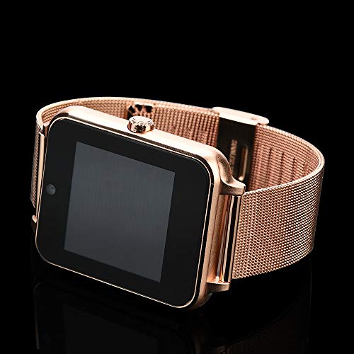 Bluetooth Smart Watch - WoCoo Rose Gold Sport Smart Wrist Watch Smartwatch Phone Fitness Tracker Pedometer Compatible iOS&Android - Thumbnail 4