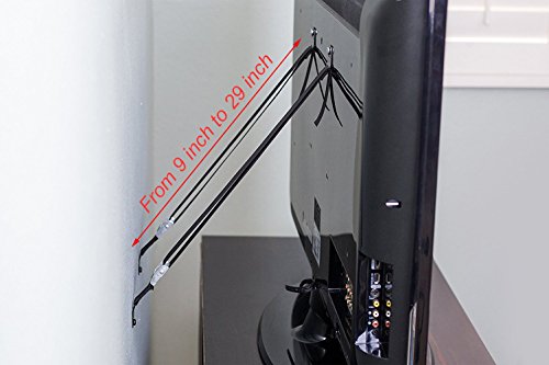 4-Pack TV and Furniture Anti-Tip Straps Heavy Duty Wall Anchor for Baby Proofing Dresser,Bookshelf,Bookcase