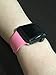 Straper Sport Band For Apple Watch,Soft Silicone Replacement Wristbands For Apple Watch Sport Series 3 Series 2 Series 1 NIKE+ Sports and Edition (Pink 42mm M/L)