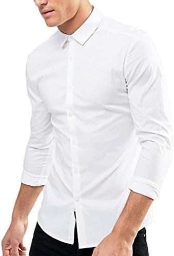 LITTLE MAN Men's Cotton Casual Shirt