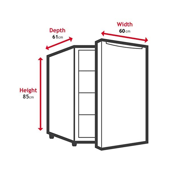 Hoover-HKTUS604WHK-Under-Counter-Freezer-98-Litre-60cm-Wide-White Hoover HKTUS 604WHK Freestanding Under Counter Freezer, 98L Total Capacity, 60cm wide, White