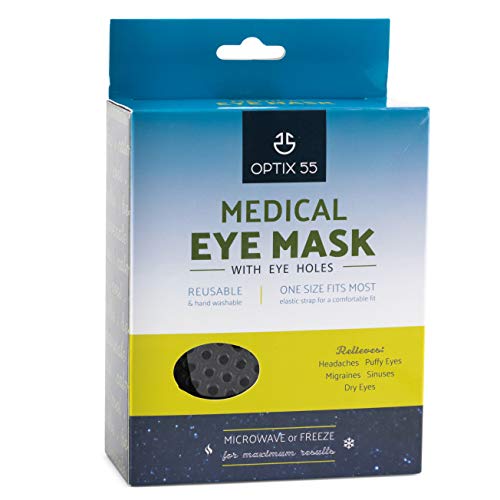 Gel Eye Mask with Eye Holes Hot Cold Compress Pack Eye Therapy
