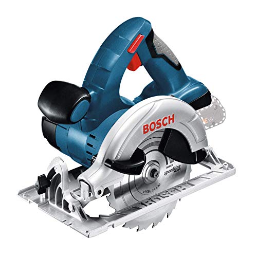 Bosch Professional 18V System Akku Kreissäge GKS 18 V-LI (Schnitttiefe 90°/45°: 51mm/40mm, stufenlose…