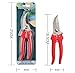 Pruning Shears Garden Shears Clippers Metal Material Gardening Scissors Hand pruners Shears pruners Hedge Shears Trimmer for Fruits Trees Bonsai Pruning, Convenient with Safety Lockthumb 2