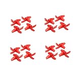 4X EACHINE Propeller Blade Sets for EACHINE E010 Blade Inductrix FPV (Red)