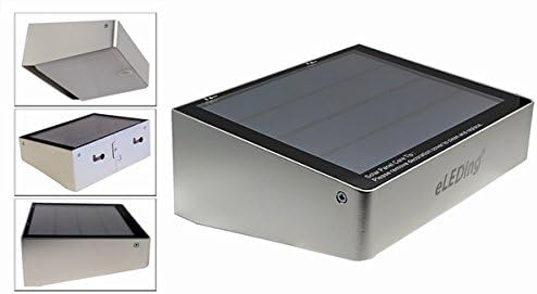 2 Units of Solar Powered 53 LED Compact Self-Contained, Dusk to Dawn Lights, for Entrances Patios Walkways Outdoor Wall Path Landscape Garden Fence 180 Degree Coverage Lighting Lamp