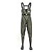 Duck and Fish PVC Chest Wader Boot Foot with Waist Belt