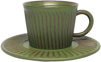 Original Classic Retro Style Ceramic Coffee Mug,Handmade Cup (green)