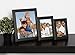 DesignOvation 209133 Kieva Solid Wood Distressed Picture Frame (Set of 6), 5 x 7
