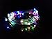 Viewpick 10ft(3m) 30 LEDs Multicolored Fairy Lights Silver Wire Lights Waterproof Led String Starry Lights Battery Powered Light Rope Lights for Seasonal Decorative Christmas Holiday Wedding Parties