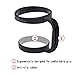 Destiny Anti-slip Handle and Anti-splash Lid Combo (Black) for YETI Rambler 30 Oz Tumblers, with Bonus Aluminum Carabiner