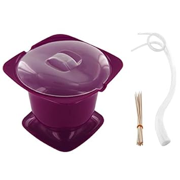 Cuisy - Fondue para microondas, Color Morado: Amazon.es: Hogar