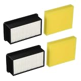 Lemige 2 + 2 Pack Filters for Bissell 1008 CleanView Vacuums Replacement Filters Kit, Compare to Part 2032663 & 1601502