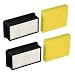 Lemige 2 + 2 Pack Filters for Bissell 1008 CleanView Vacuums Replacement Filters Kit, Compare to Part 2032663 & 1601502