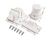 LifeVault Magnetic Child Safety Cabinet Locks - Baby Proofing for Doors, Drawers and Latches (4 Pack) - Easy To Install, No Drill