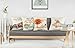 4TH Emotion Fall Thanksgiving Throw Pillow Cover 18x18 Set of 4 Pumpkin Truck Maple Leaves Bicycle Farmhouse Autumn Cushion Case for Sofa Couch Cotton Linen