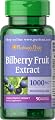Puritan's Pride Bilberry 4:1 Extract 1000 mg-90 Softgels