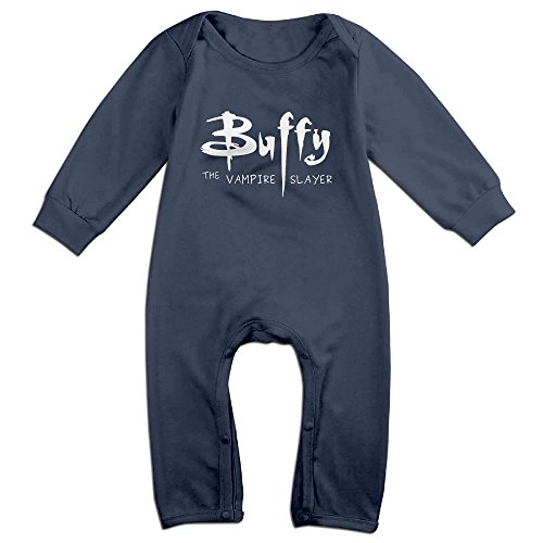 MJML5 Toddler/Infant Buffy The Vampire Slayer Logo Romper Bodysuit Outfits 24 Months Navy