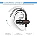 SoundPEATS Q11-Black Bluetooth Earbuds in-Ear Secure Fit Sport Wireless Stereo Headphones (8 Hours Play Time, Bluetooth 4.1, APTX, Sweat-Proof, CVC 6.0 Noise Cancelling)