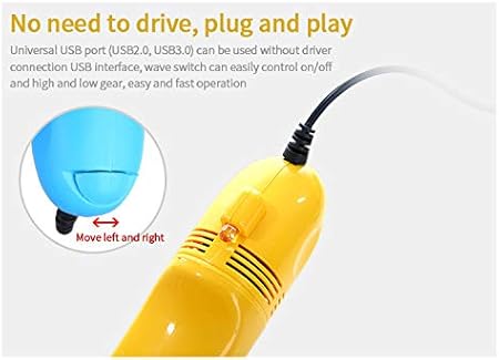 Guhsdort Keyboard Cleaner Piano Black Onesize Etc Mini Rechargeable Desk Vacuum Cleaner Computer Vacuum Cleaning Kit For Laptop Computer Vacuums Computers Accessories