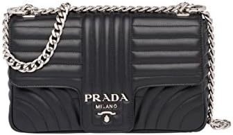 PRADA Bags Cross Body Shoulder Tote Handbags Black Leather 100% authentic