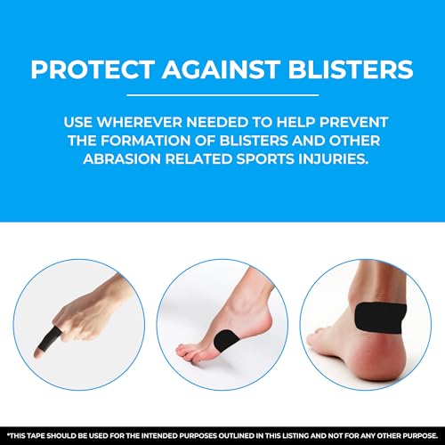 MONIER Comfort Tape (30 Pack) - Pain Free Removal, Hypoallergenic, Latex Free & Gentle On Skin - Packaging May Vary - Skin Friendly Adhesive Cotton Tape